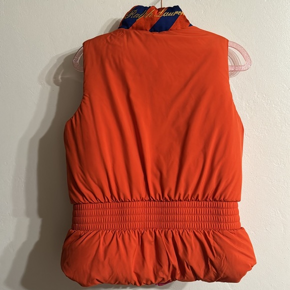 Ralph Lauren Reversible vest, Size S (7) pink and orange - Picture 9 of 11